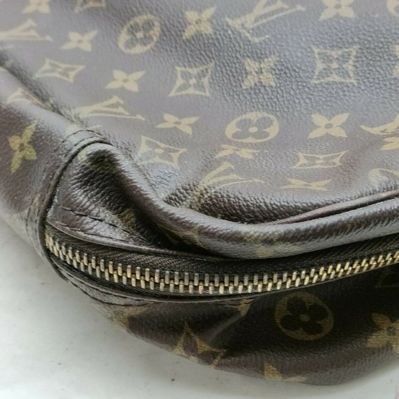 Louis Vuitton Travel Bag Alize 1 Poche Browns - Picture 9 of 10